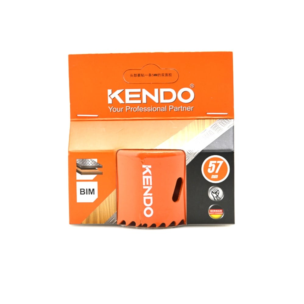 SKI - สกี จำหน่ายสินค้าหลากหลาย และคุณภาพดี | KENDO 41005727 โฮลซอเจาะเหล็ก 57 mm. (1 ชิ้น/แพ็ค) แบบลึก